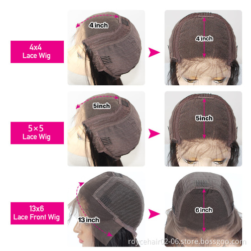 Factory Price 150% 180% Density Human Hair Wigs Vendor, Raw Brazilian Hair Cuticle Aligned Swiss 13x6 Lace Front Human Hair Wig